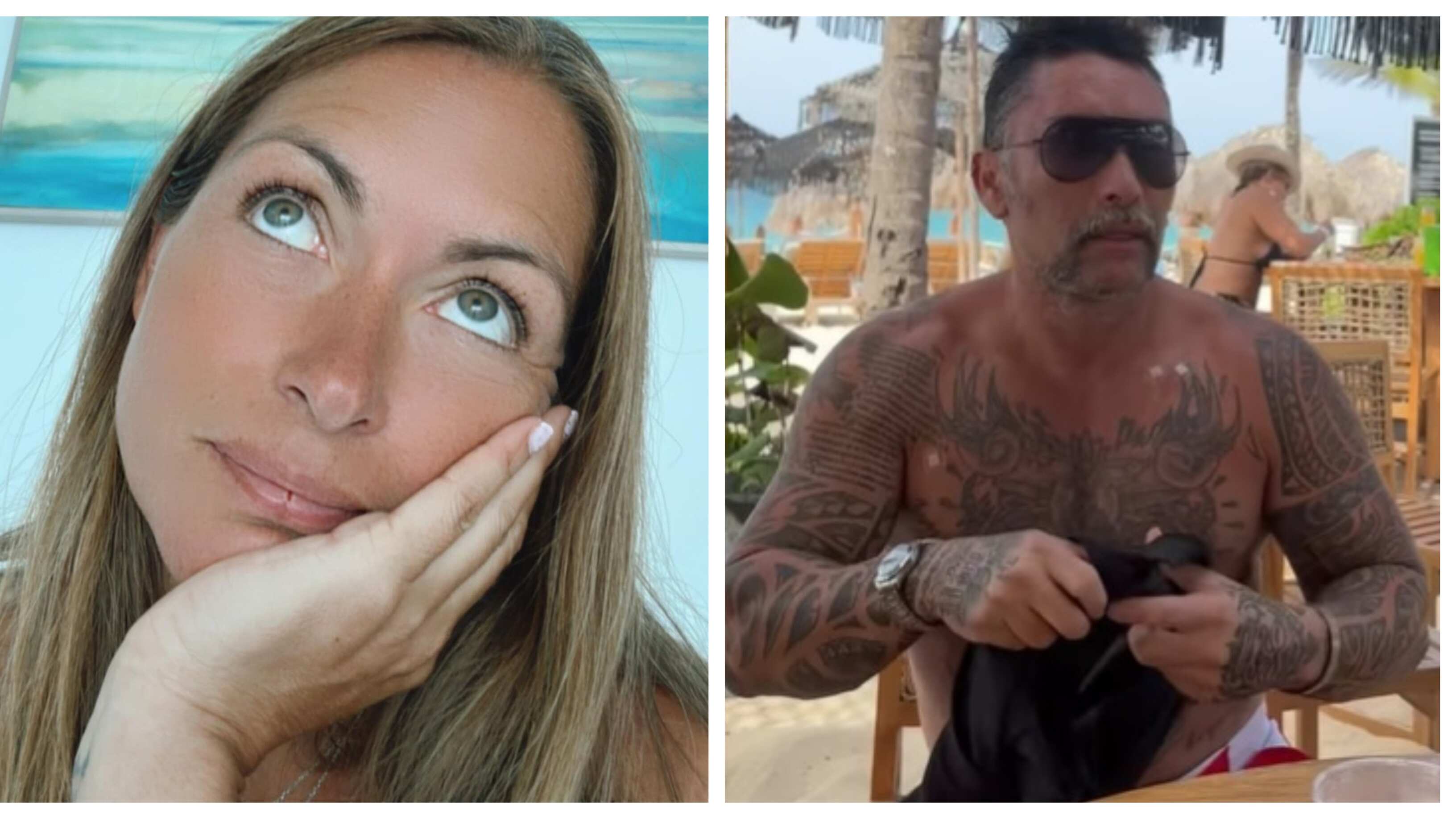 La esposa del extenista nacional salió a defender a su marido en redes sociales de las críticas por sus tatuajes.