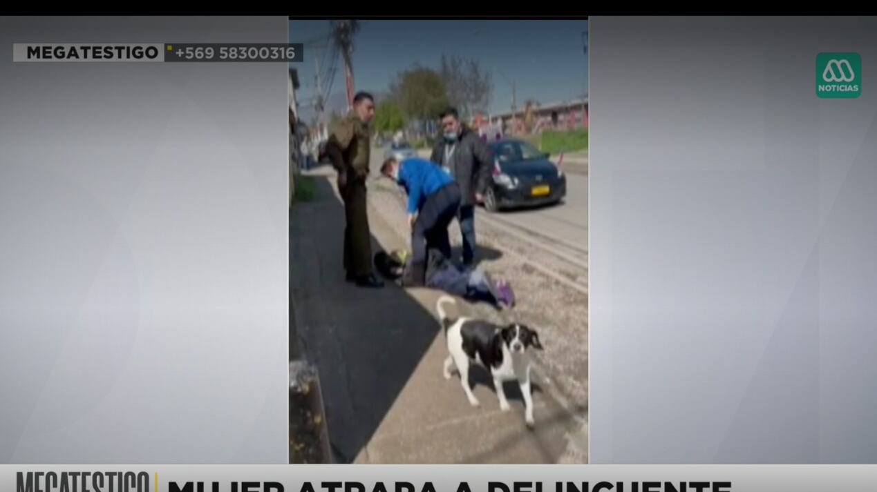 Detención ciudadana - Fuente: Mega