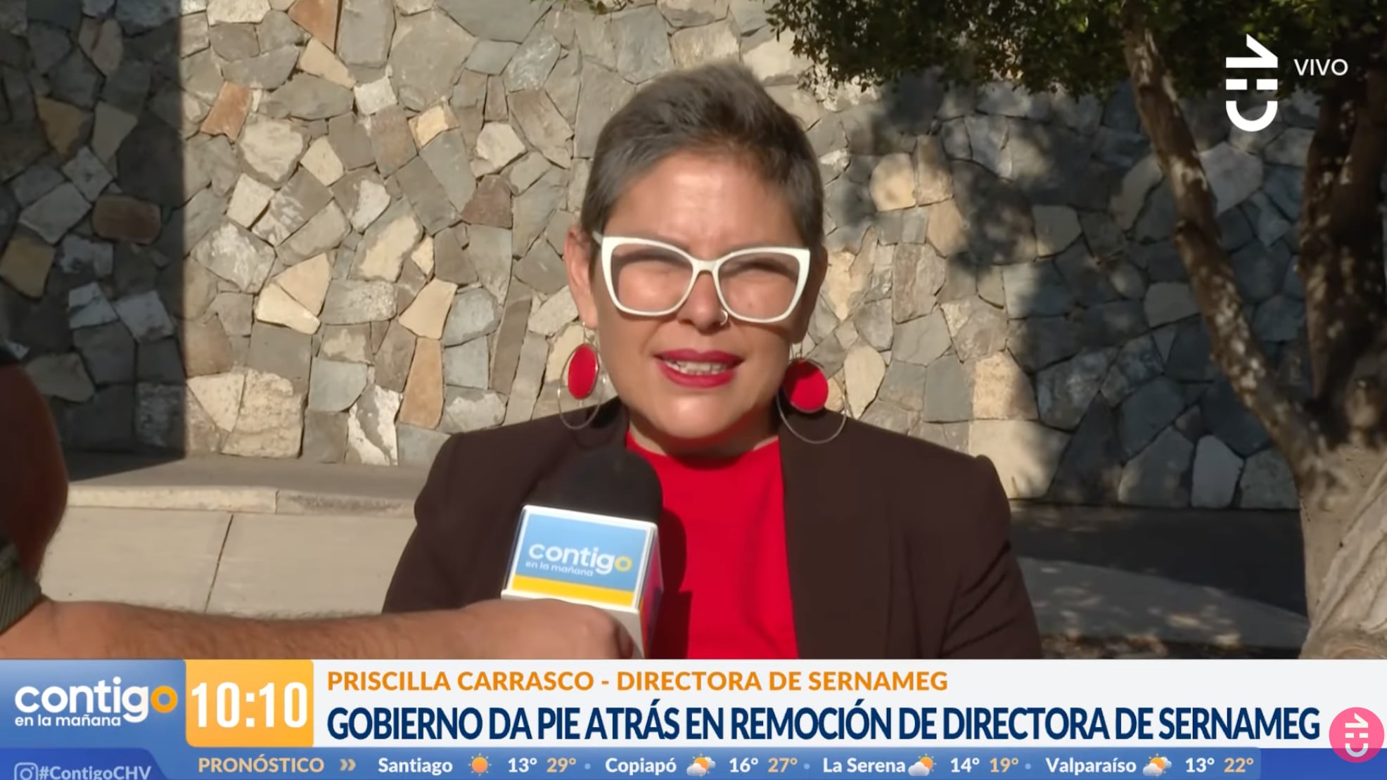 Priscilla Carrasco aseguró que no ha tenido ninguna comunicación con la ministra de la Mujer