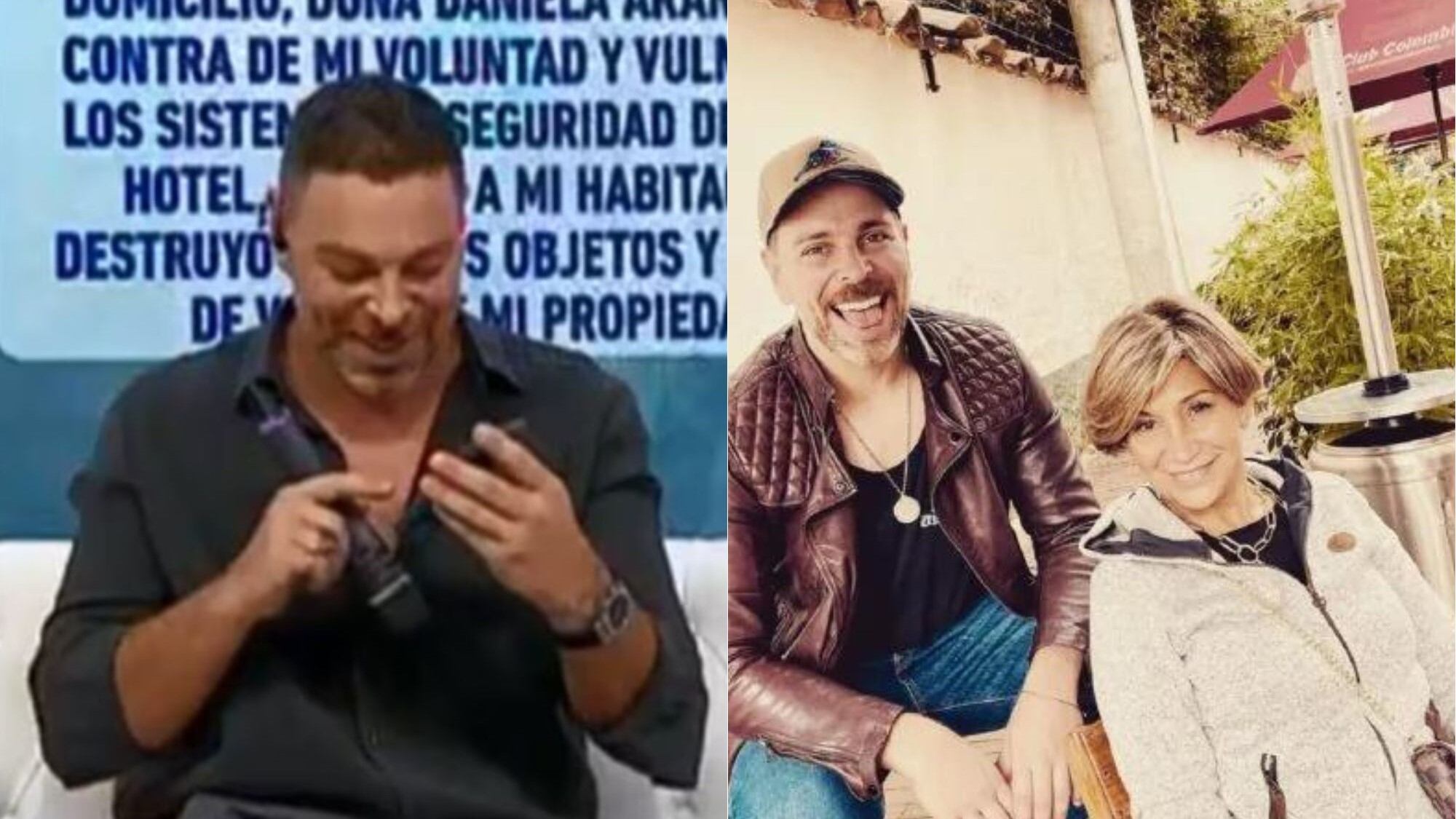 José Antonio Neme y su madre | Mega