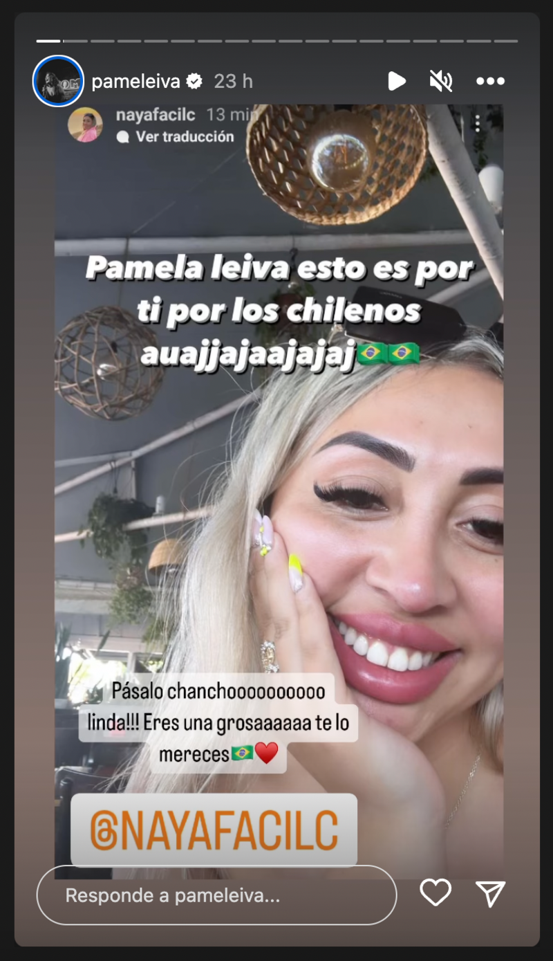 Historia Pamela Leiva | Fuente: Instagram