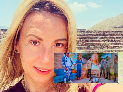 Mafe Walker no para, presentadores no pudieron contener la risa al escucharla hablar