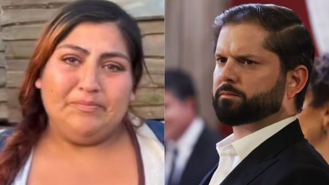 Catalina Díaz y Gabriel Boric