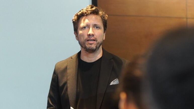 El periodista de radio Agricultura y ESPN Chile.