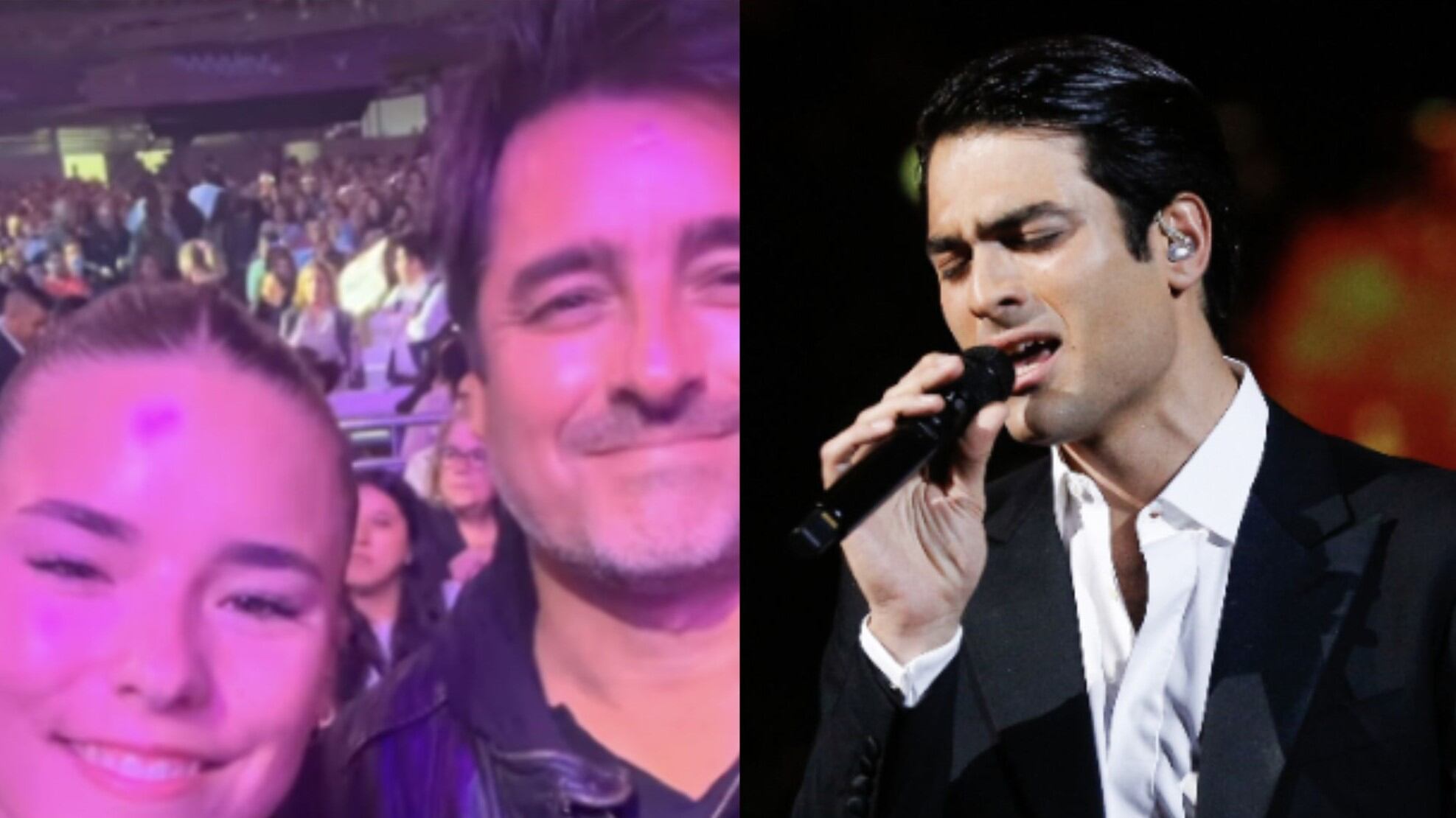 Matteo Bocelli (hijo de Andrea Bocelli) y Milagros Zabaleta (hija de Jorge Zabaleta)