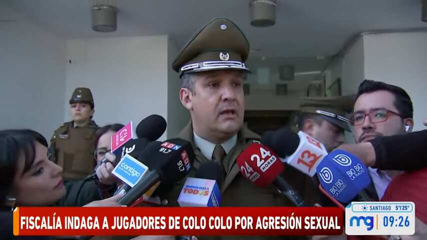 Carabineros entregó detalles de la denuncia por agresión sexual en contra de jugadores de Colo Colo.