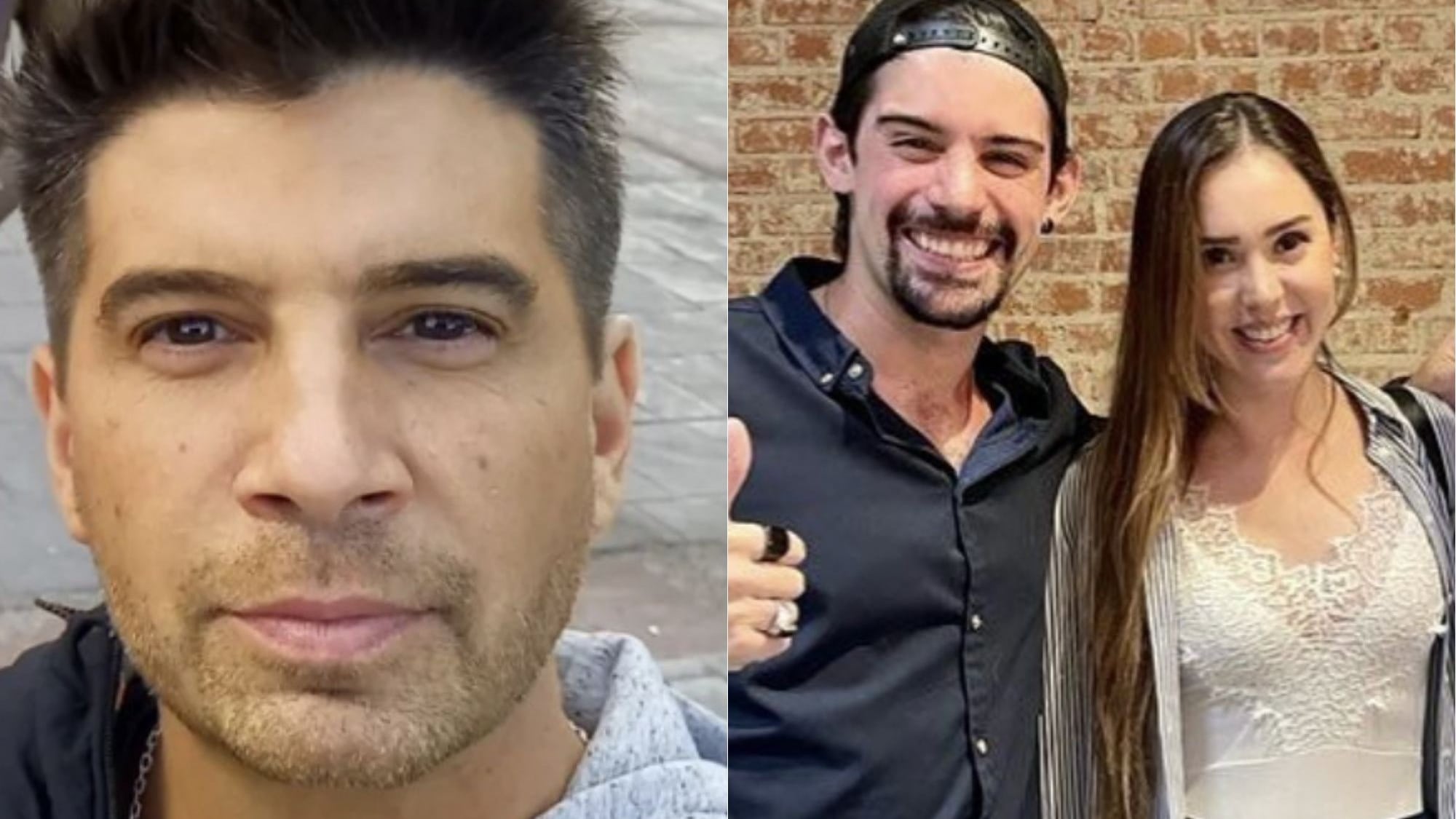 Mario Velasco, Carolina Mestrovic y su esposo