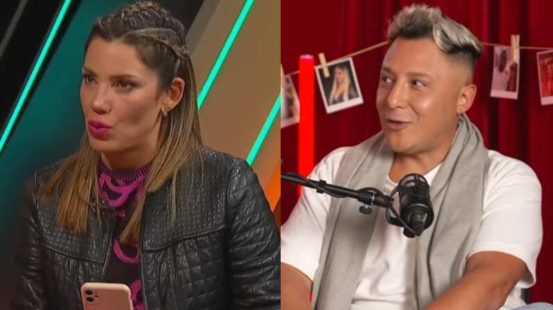 Paula Escobar y Sergio Rojas | Captura: Que te lo digo y Juzgamos y nos funamos