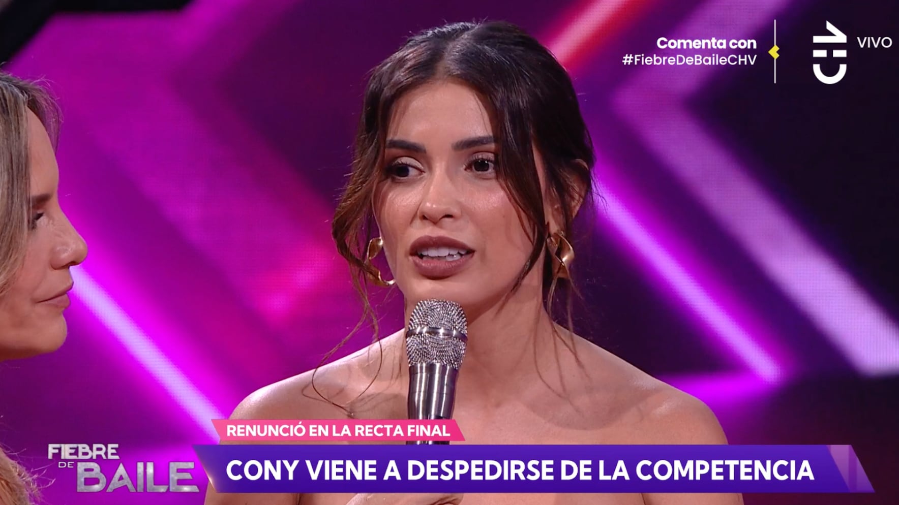 Cony Capelli leyó una carta con sus razones para renunciar a Fiebre de Baile