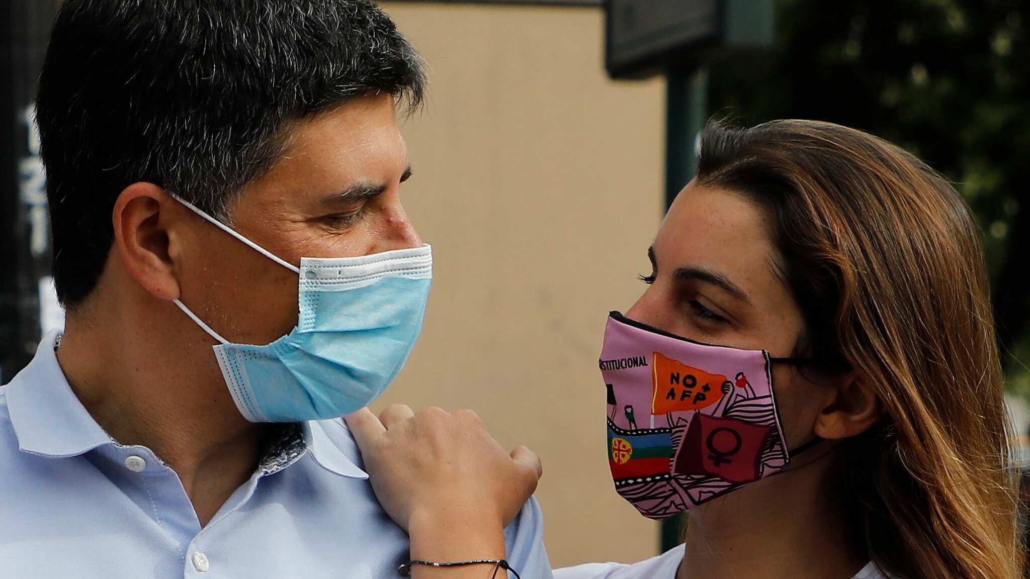 El parlamentario Marcelo Díaz y la actual diputada Maite Orsini.