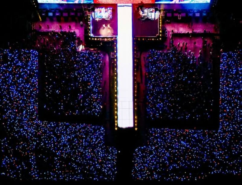 Shakira brilló en su primer show en Chile.