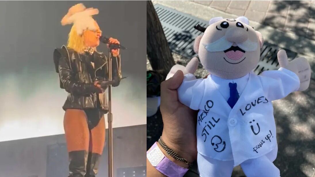 Lady gaga recibiendo al Dr.Simi