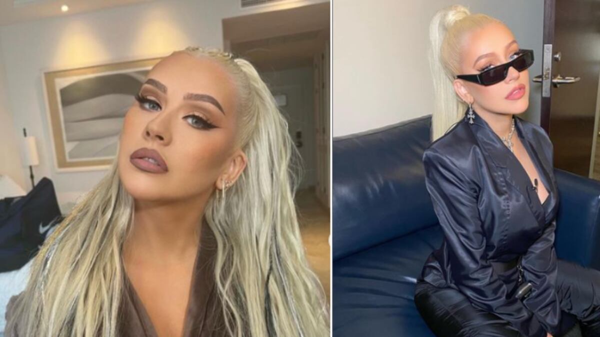 Christina Aguilera derrocha sensualidad.