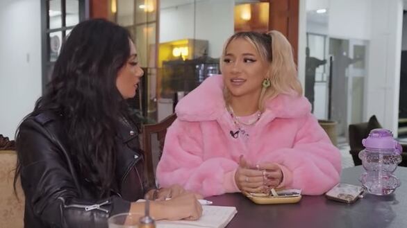 Pamela Díaz entrevistó a Princesa Alba en su streaming de Youtube "Sin editar".