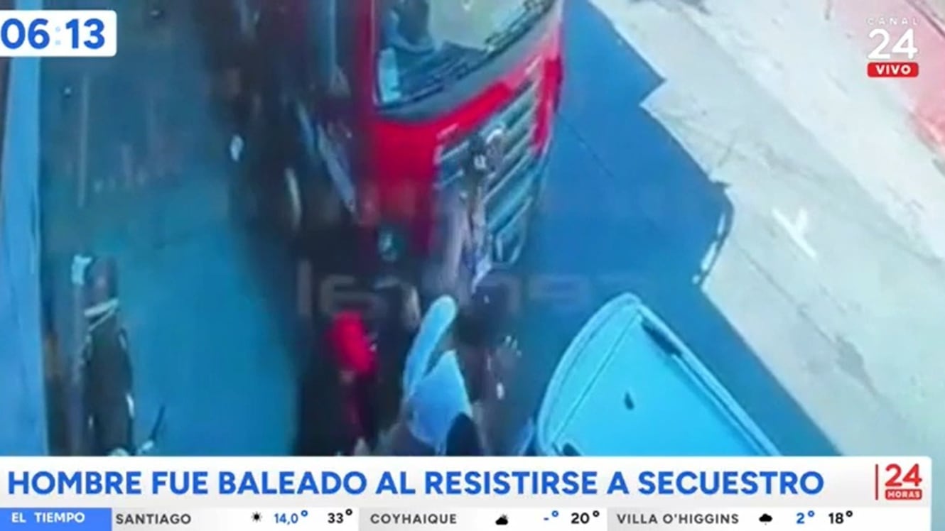 Balean a hombre en Independencia tras frustrado secuestro: atacantes huyeron sin concretar el delito