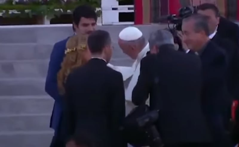 Cathy Barriga y su encuentro con el Papa Francisco en su visita a Chile.
