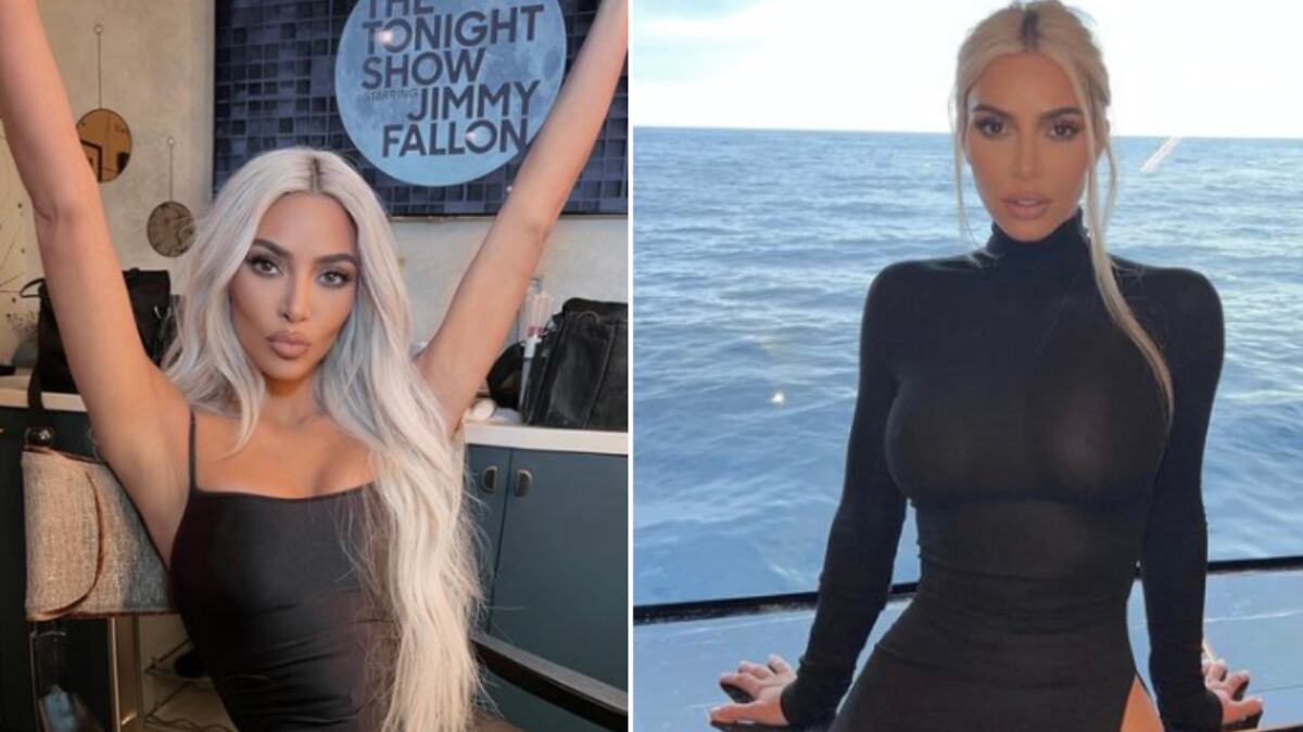 Kim Kardashian es experta en lucir prendas llamativas.