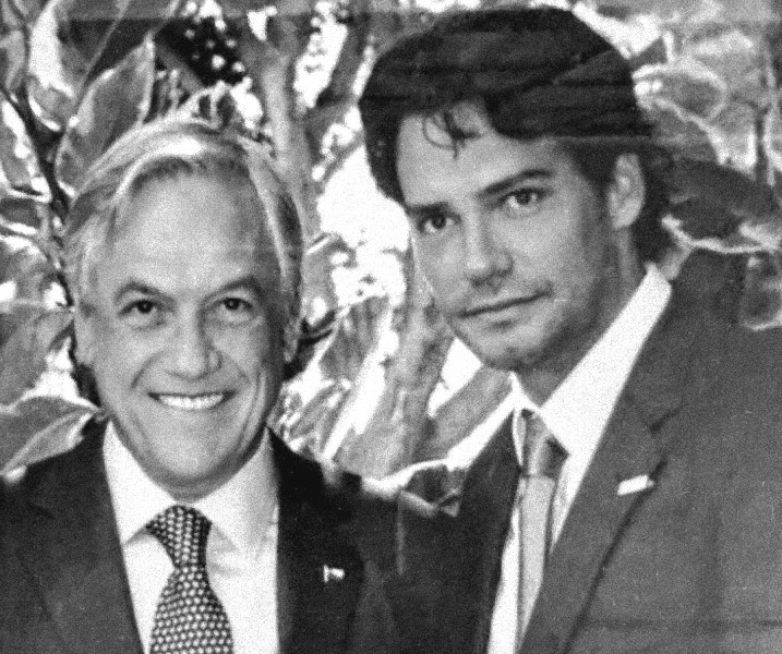 Sebastián Piñera y Cristián de la Fuente