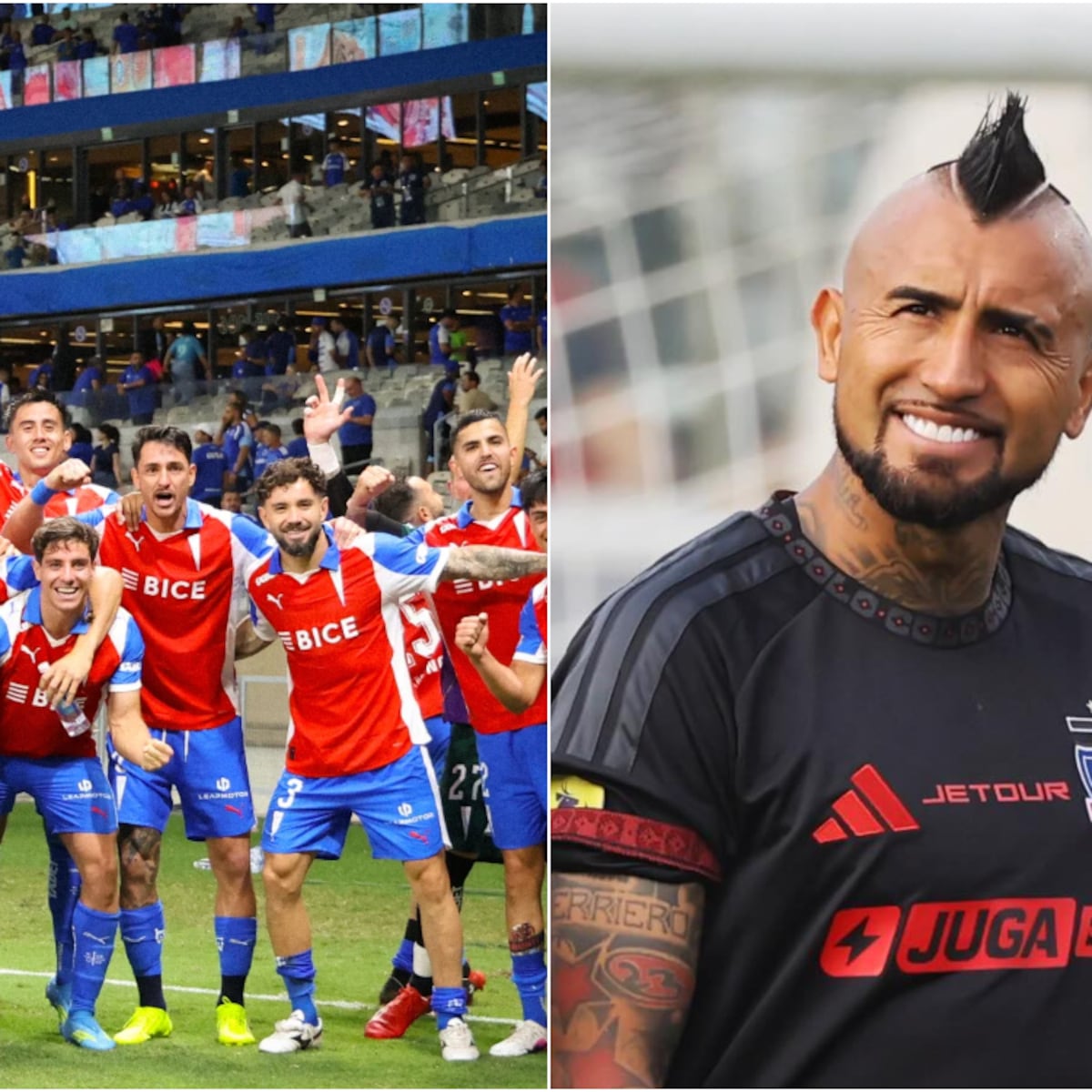 Arturo Vidal felicita a Católica por triunfo en Brasil en Copa Libertadores Arturo Vidal felicita a Católica por triunfo en Brasil en Copa Libertadores