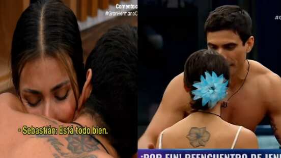 En su visita, Sebastián no generó conflictos. Es más, saludó a todos de buena forma, bromeándolos.
Gran Hermano: la visita de Sebastián generó emociones
Pero los momentos que sin duda se robaron la atención de los televidentes de Gran Hermano fueron cuando se reencontró con Constanza y Jennifer (Pincoya).
Tras encontrar a la chilota en la pieza, Ramírez le dijo que la quería mucho y le aconsejó que estuviera tranquila. Además, le regaló su polera.
“Siga así, pasándolo bien. Que no lo quiten en ángel”, el dijo.
A Cony, en tanto, le dio un abrazo apretado y le pidió perdón, instante en que la bailarina se quebró.
“Pucha, te quería decir más cosas, pero tengo a todos estos hueones acá” (sic), lamentó.