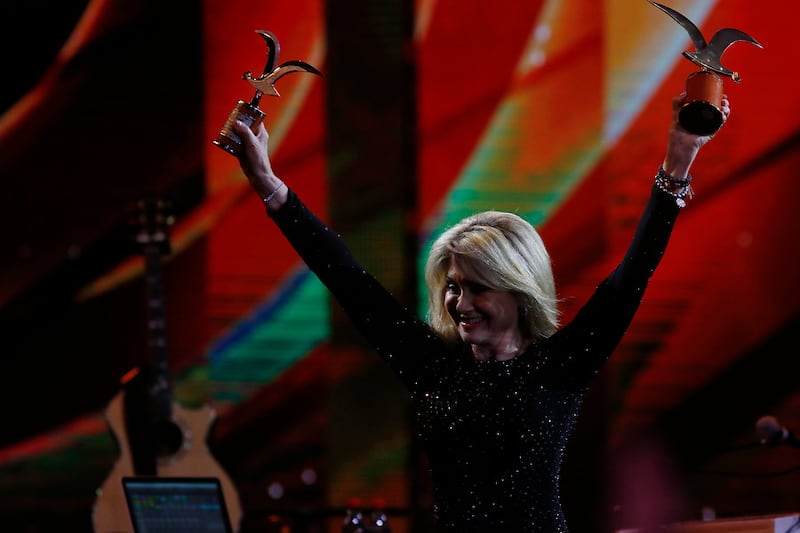 Así fue el show de Olivia Newton-John en el Festival de Viña del Mar de 2017