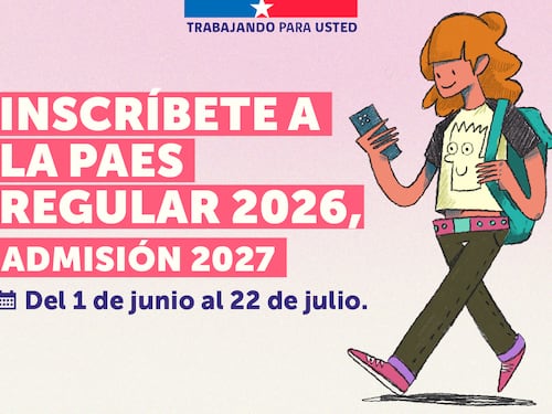 Este lunes 1 de junio comienza la inscripción a la PAES Regular 2026