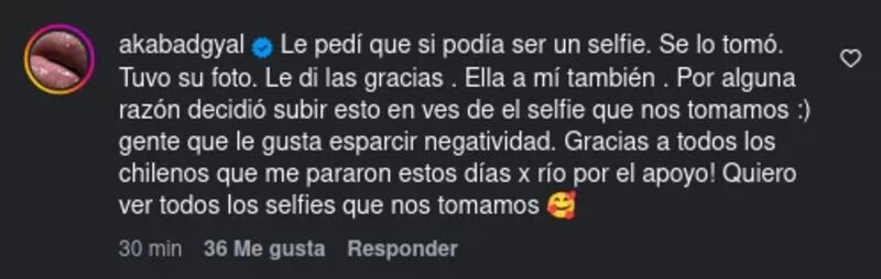 Bad Gyal vía Instagram