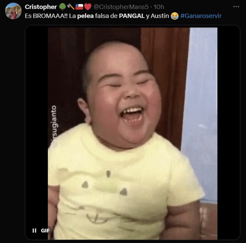 Reacción pelea Austin y Pangal en "Ganar o Servir" | X