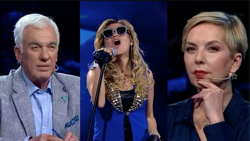 Antonio Vodanovic, Madeleine Zime (Paulina Rubio) y Francisca García-Huidobro | Captura:CHV