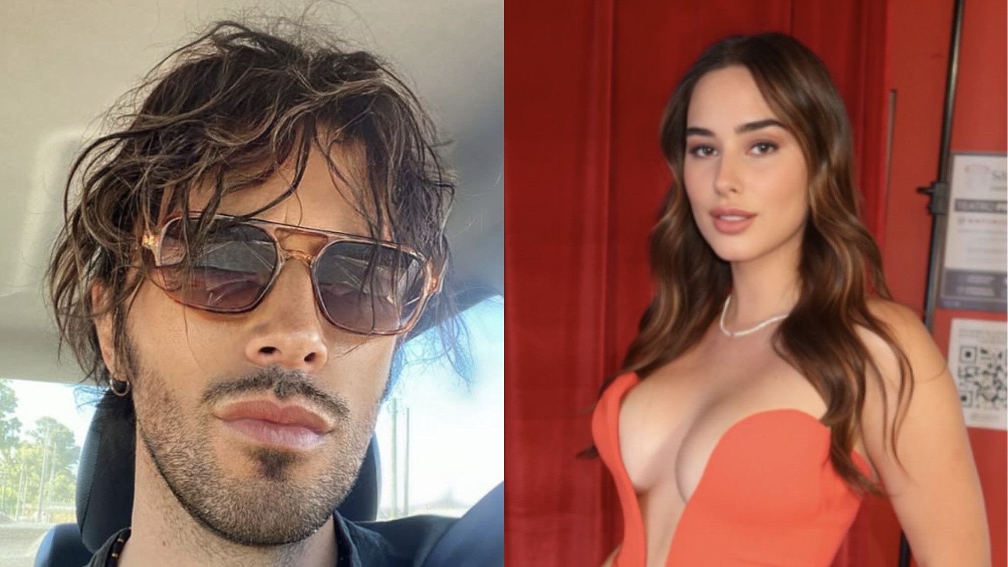 El vocalista de Glup!, Koko Stambuk y Melina Noto