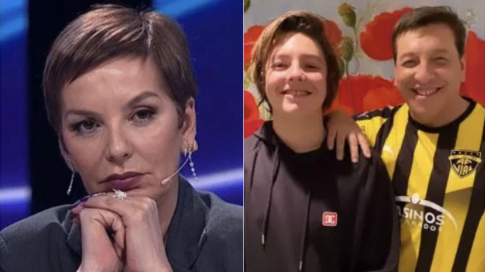 Francisca García-Huidobro, Julio César Rodríguez y su hijo | Captura