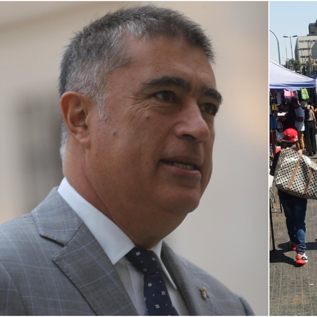 Alcalde de Santiago califica como ridículo erradicar comercio ambulante de inmediato Alcalde de Santiago califica como ridículo erradicar comercio ambulante de inmediato