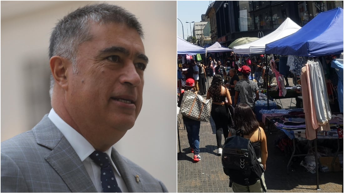 Mario Desbordes habla del comercio ambulante en Santiago