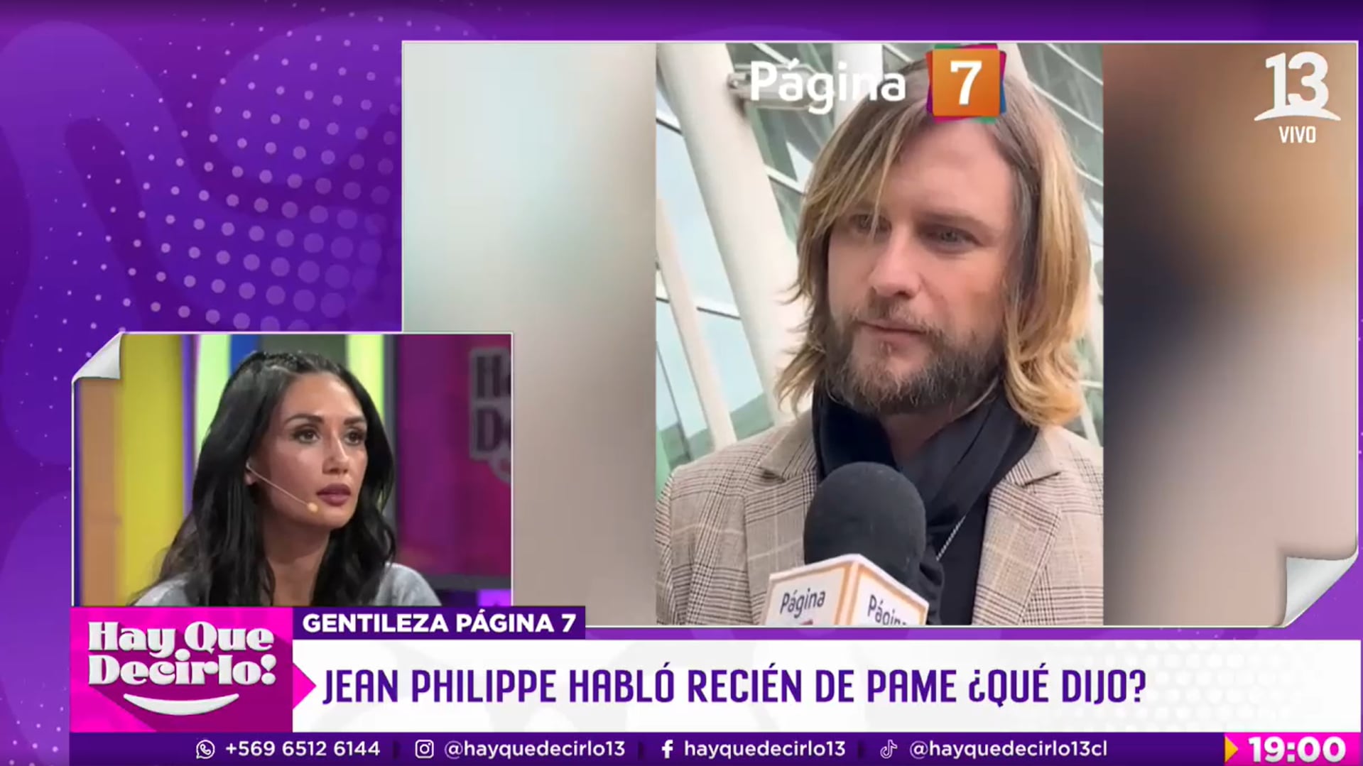 Pamela Díaz y Jean Philippe Cretton | Hay que decirlo