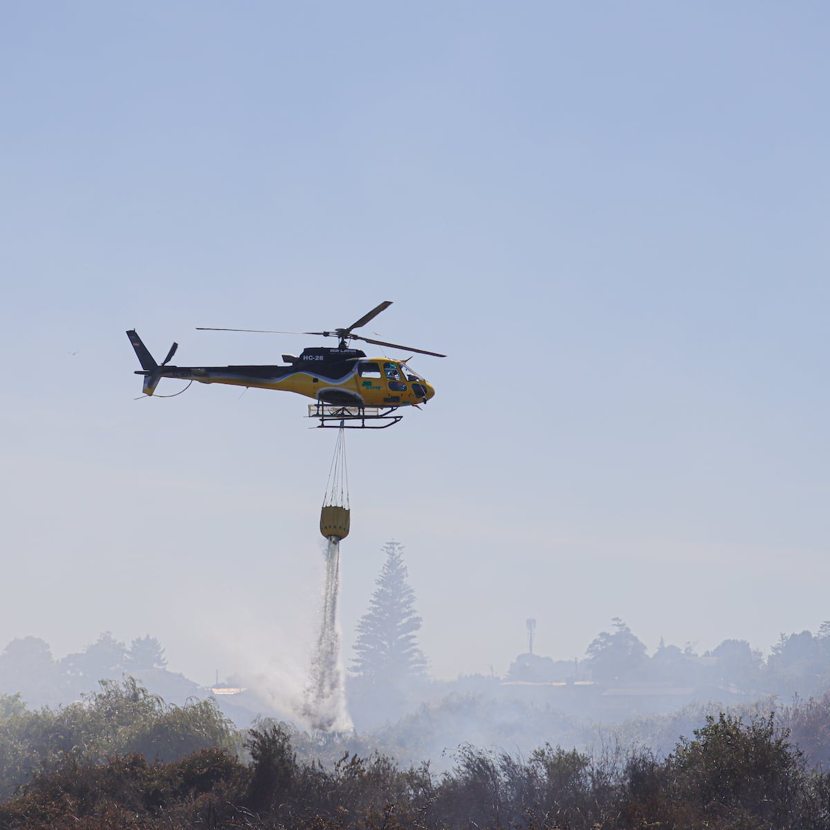 Toque de queda por calor e incendios en La Araucanía Toque de queda por calor e incendios en La Araucanía