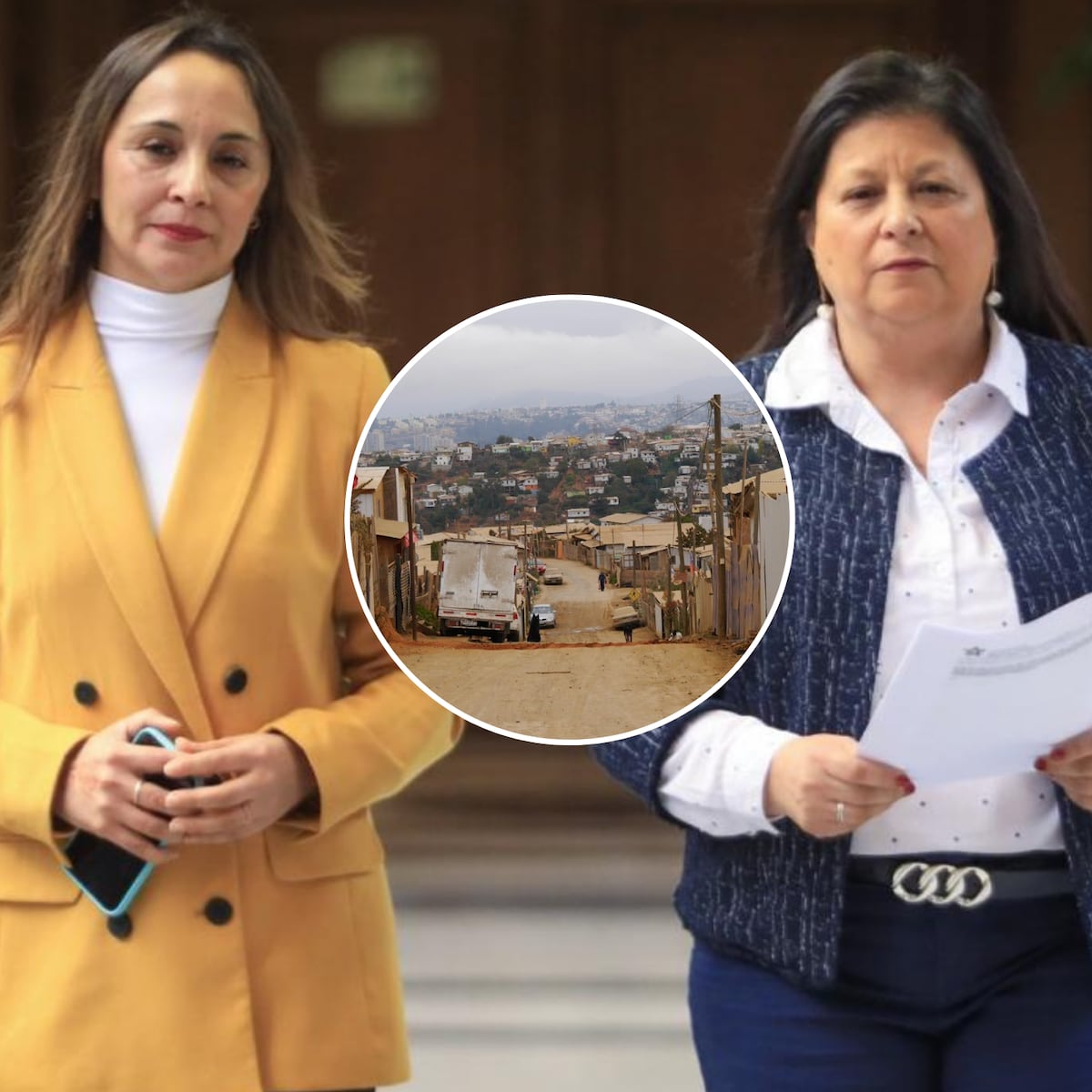 Diputadas opositoras exigen al Estado soluciones ante aumento de campamentos Diputadas opositoras exigen al Estado soluciones ante aumento de campamentos