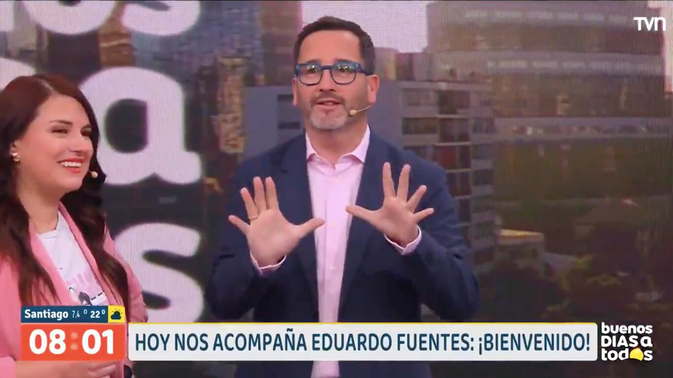 Eduardo Fuentes en "Buenos días a todos" | Captura: TVN