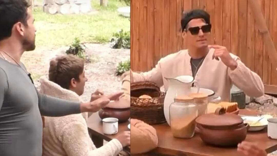 Los participantes de ¿Ganar o servir? Pangal Andrade y Facundo González protagonizaron un tenso momento, luego que el deportista del Cajón del Maipo lo increpara por no colaborar con los quehaceres del hogar, en su rol de sirvientes, tratándolo de “súper flojo”.
Esto provocó la molestia del argentino, quien le respondió de vuelta a Pangal que él no era nadie para andar dando órdenes, lo que aumentó el enojo del primo de Pedro Astorga.
Todo ocurrió cuando la pareja de Oriana Marzoli se estaba alimentando feliz de la vida, sentado en la mesa junto a su enamorada, cuando Andrade le pidió mayor cooperación.
“No voy a lavar. A mí tú no me mandas. A mí nadie me manda”, reiteraba soberbio y desafiante el examigo de Fabio Agostini, a lo que Austin Palao se rio en su cara, burlándose que era “un buen chiste”, puesto que todos creen que Oriana lo tiene en la palma de su mano.
Pero, fuera de bromas, Pangal perdió la paciencia y le dijo que no se molestara y no hiciera “ni una hue...”, claramente enojado.
“No hagas nada. No te preocupís. No te voy a decir nada más. Haz la hue... que querai. Haz la hue...que se te levante la raja”, le reiteró, dando el tema por zanjado.
Incluso, le reiteró con ironía y sinceridad que “no hagas nada, porque a voh nadie te manda. Porque eres flojo. Súper flojo, dejai todo sucio. Yo no te voy hablar más, no te estoy intimidando”, le recalcó ante los reclamos de Facundo que lo criticó por “venir a manduquear”.
Si bien, varios apoyaron al chileno, otros cibernautas criticaron su actitud.
“Pangal se pasó como tres pueblos antes de llegar al cajón sinceramente Pamela les hizo arto mal”, “Que onda Pangal y su obsesión con querer sacarle la capitanía a Luis?? la cagooo”, comentaron.