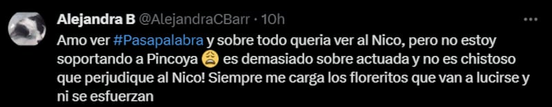 Reacción a la participación de Pincoya en Pasapalabra | X