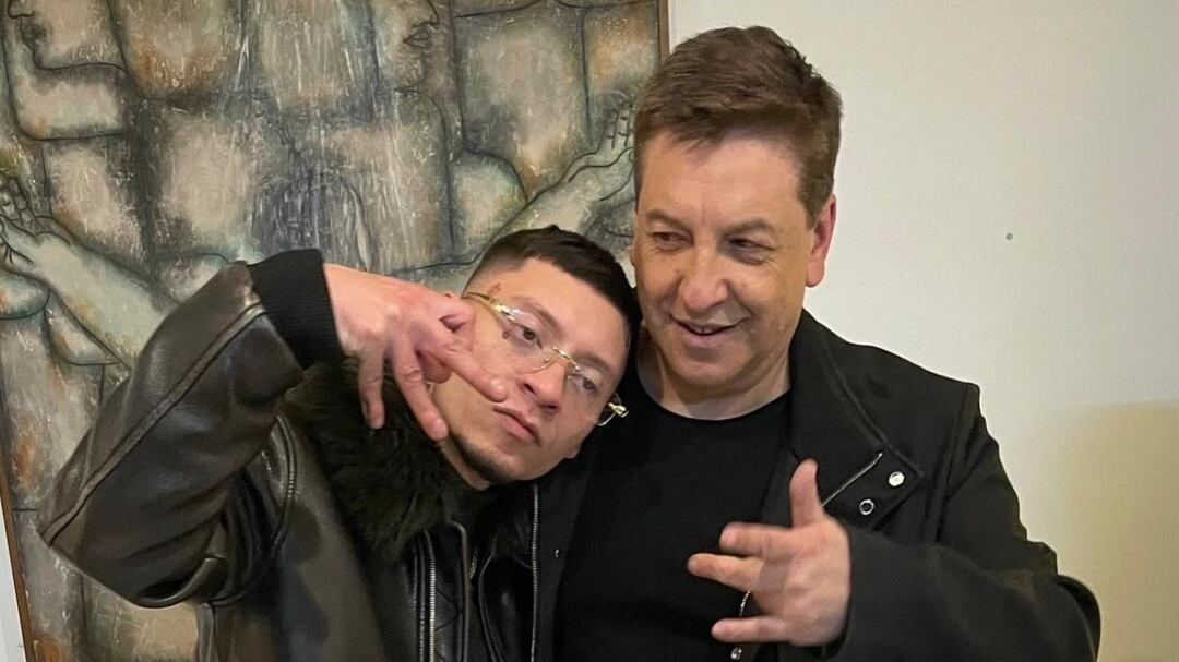 Galee Galee junto a Julio César Rodríguez