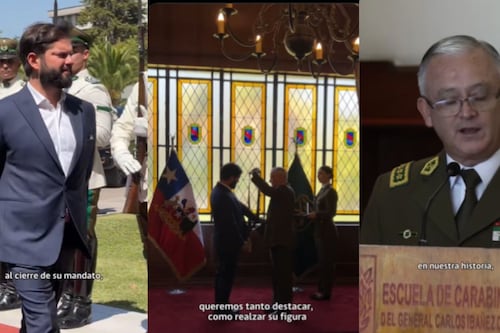 Gabriel Boric es condecorado como “Alguacil Mayor Juan Gómez de Almagro” por Carabineros