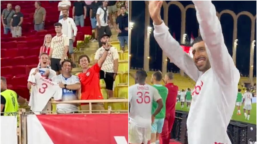 Maripán y sus seguidores chilenos en Mónaco