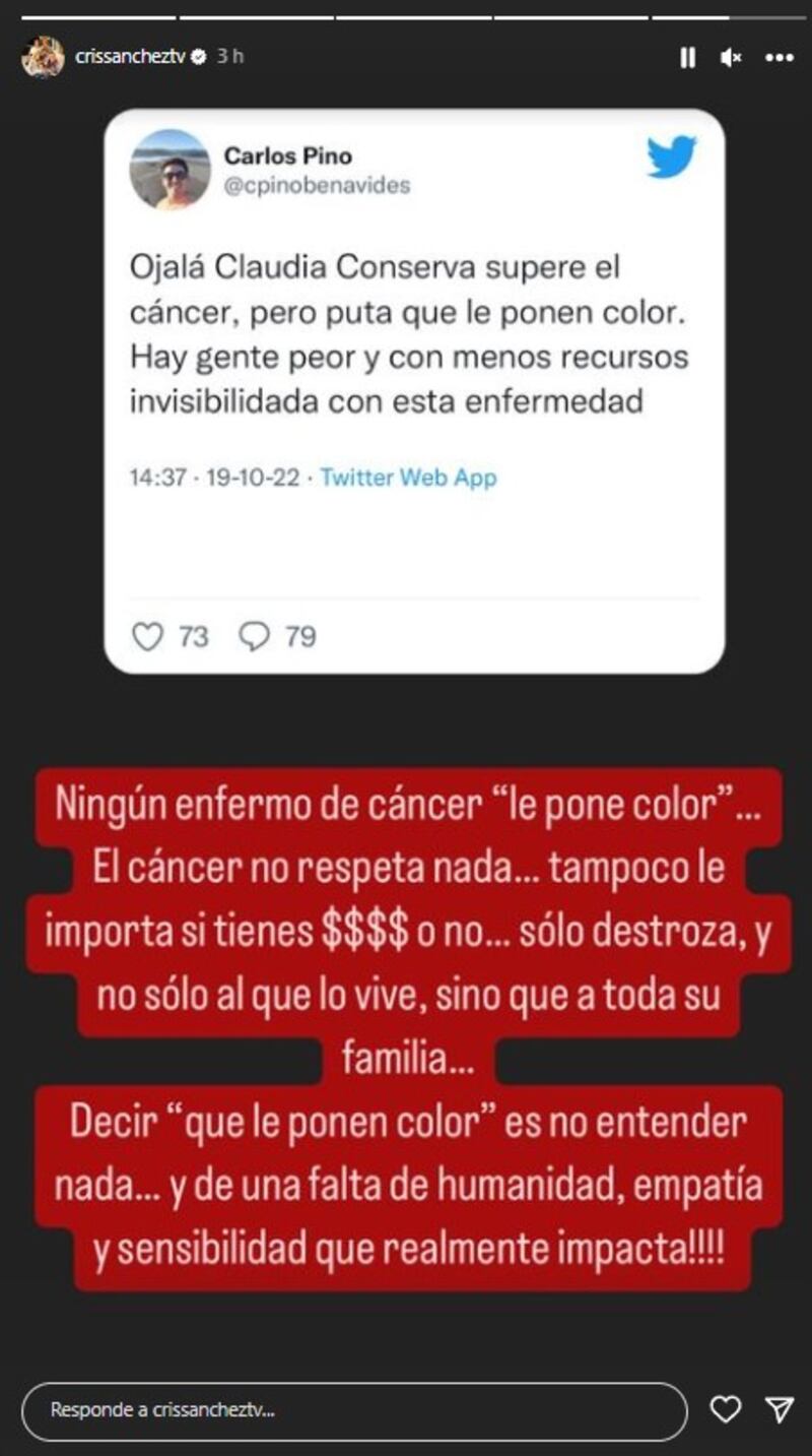 Instagram Cristián Sánchez