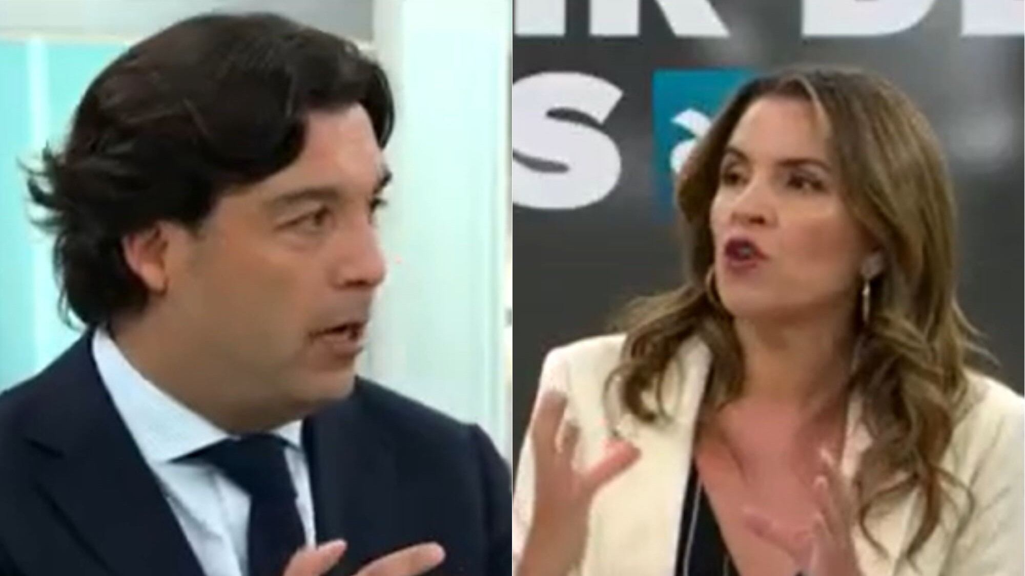 Monserrat Álvarez y el diputado Raúl Leiva (PS) | CHV