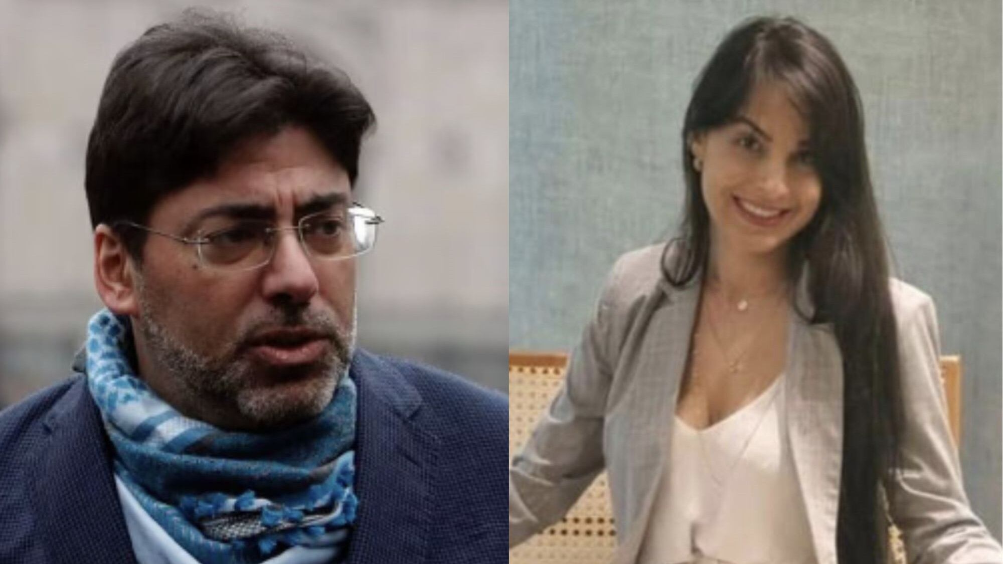 Daniel Jadue y su pareja, Anjuli Tostes