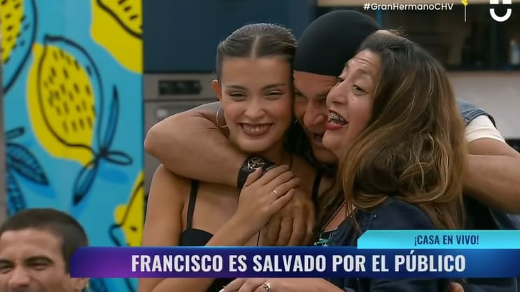 Constanza Capelli, Jennifer Galvarini (Pincoya) y Francisco Arenas | Gran Hermano