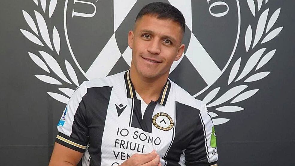 El delantero chileno regresó a las prácticas en Udinese.
