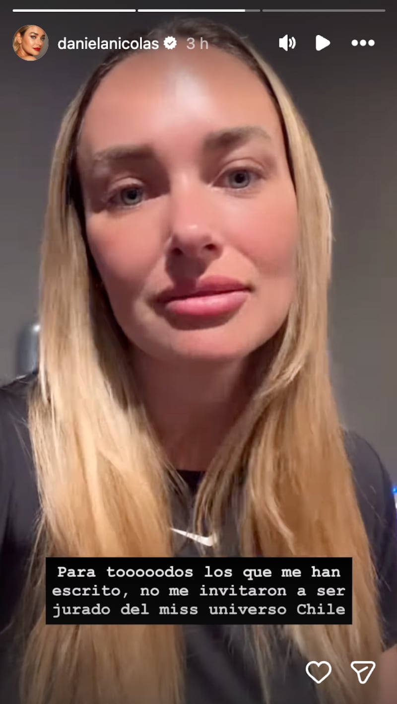Historia de Daniela Nicolás | Fuente: Instagram @danielanicolas