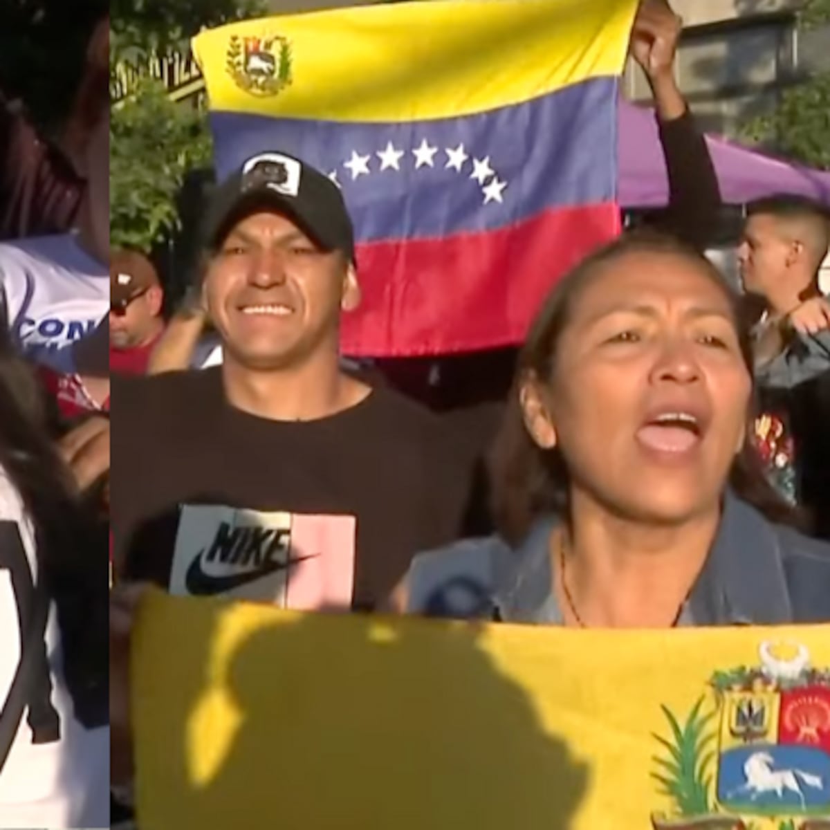 Venezolanos celebran captura de Nicolás Maduro Venezolanos celebran captura de Nicolás Maduro