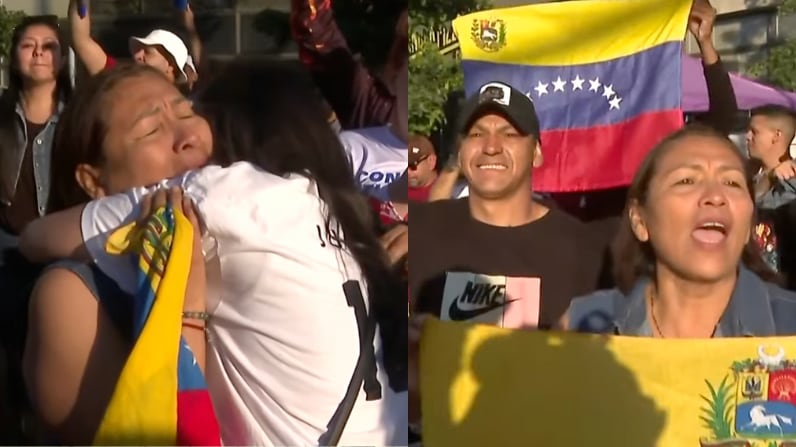 Venezolanos en Chile | Captura: T13